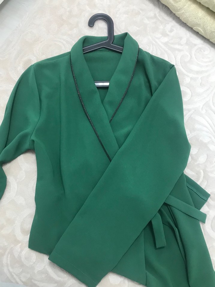 Yeşil Midi Ceket - Görsel 3