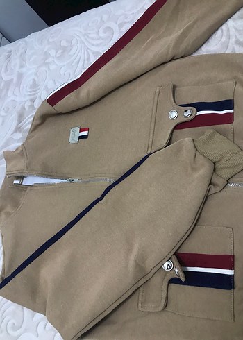 Bej Fermuarlı Kadın Ceket - Görsel 2