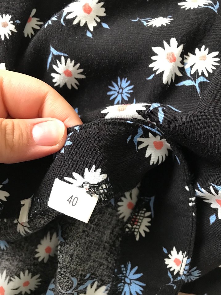 Çiçek Desenli Bohem Midi Etek - Görsel 3