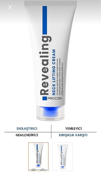 Neck lifting cream