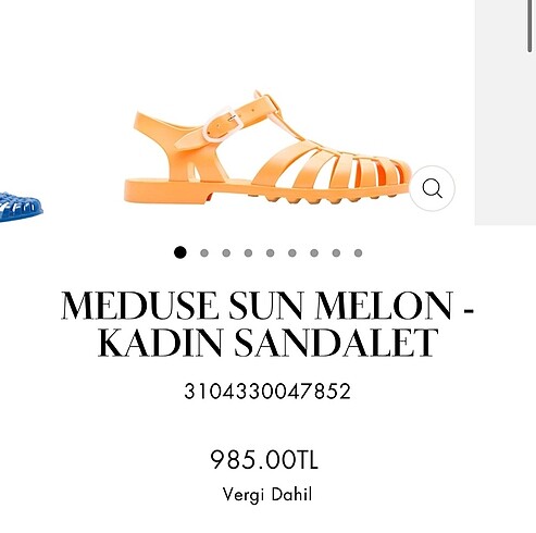 39 Beden Meduse sandalet. Güncel fiyatı son resimde yer almaktadır.