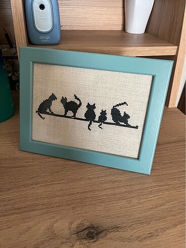 Etamin işleme çocuk odası çerçeve - Görsel 3