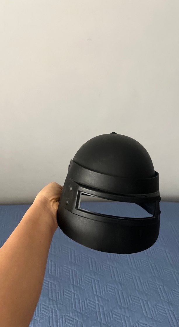 Siyah PUBG Baskılı Motosiklet Kaskı - Görsel 3