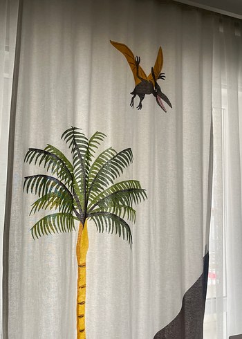 İkea 2 parça çocuk odası perde.2 adet fiyatı - Görsel 4