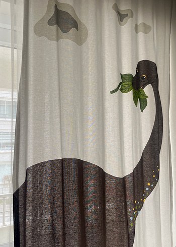 İkea 2 parça çocuk odası perde.2 adet fiyatı - Görsel 5