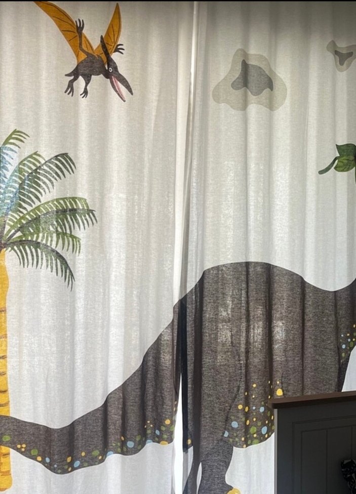 İkea 2 parça çocuk odası perde.2 adet fiyatı - Görsel 3