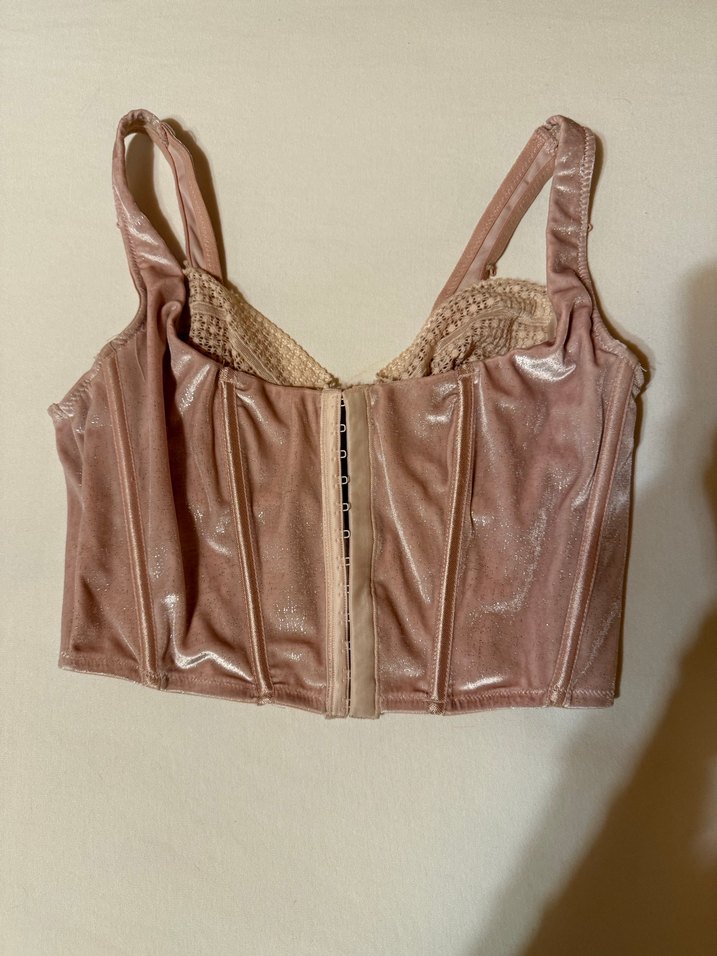 KADİFE SİMLİ PRENSES KORSE - Görsel 2