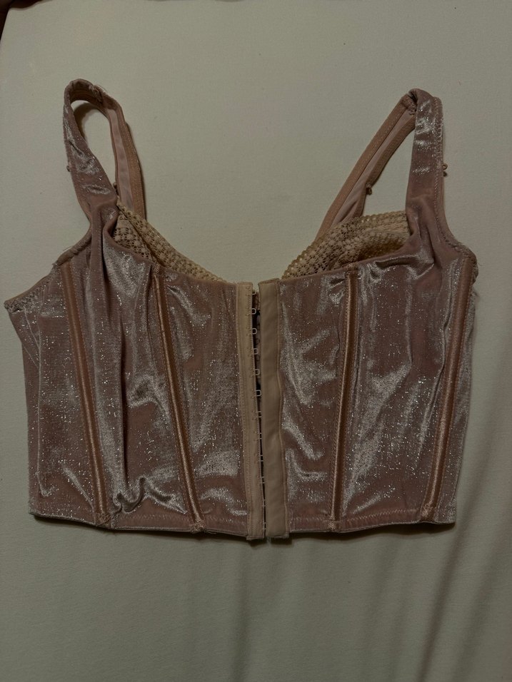 KADİFE SİMLİ PRENSES KORSE - Görsel 3