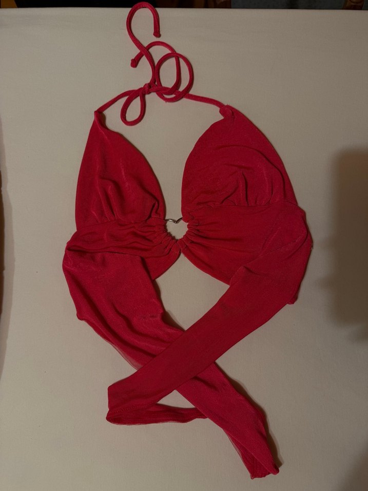 KOTON KALPLİ CROP BÜSTİYER - Görsel 4