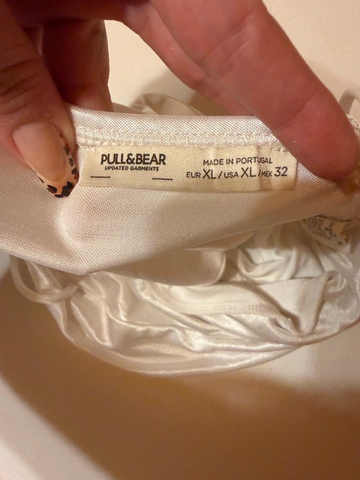 Straplez saten Büstiyer - Görsel 4