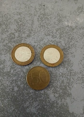 Rus Madeni Coinler 4 Ruble 50 Kapik - Görsel 3