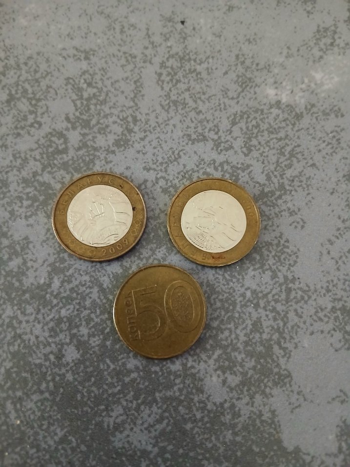 Rus Madeni Coinler 4 Ruble 50 Kapik - Görsel 3