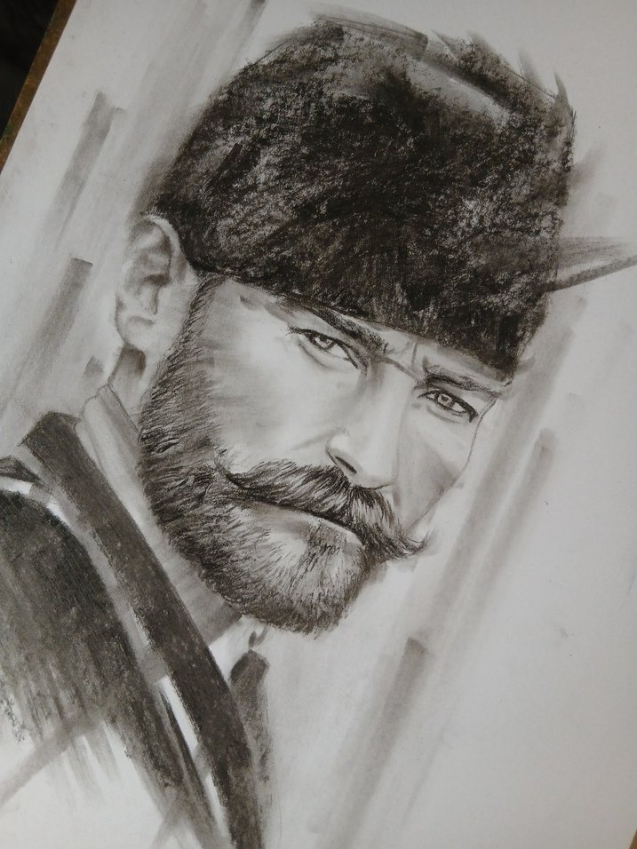 Atatürk'ün Kömür Teknik Bektaşi Sakallı Portresi - Görsel 2