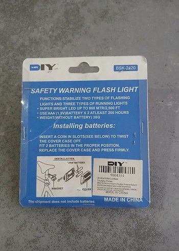 Renkli Kırmızı Bisiklet Arka Lambası 5K-2420 - Görsel 2