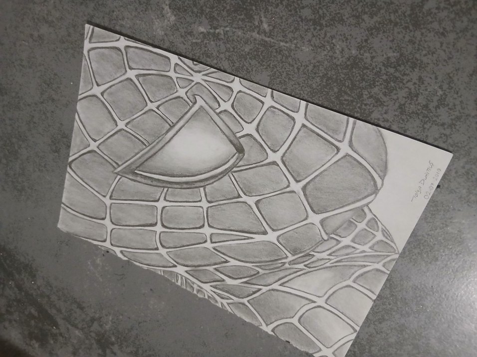 Gri At Figürlü Karakalem Resim - Görsel 2