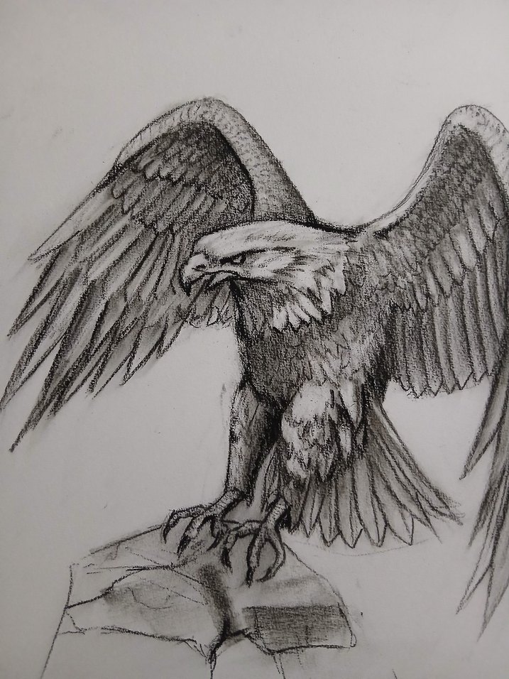 Kartal Çizimi - Mitoloji Temalı Sanat - Görsel 2