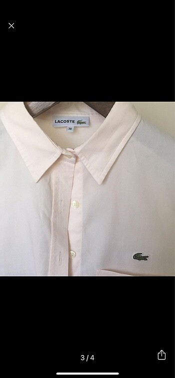 38 Beden Lacoste Gömlek