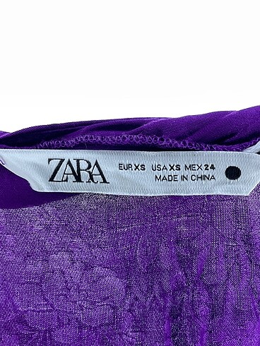 xs Beden mor Renk Zara Kısa Elbise %70 İndirimli.
