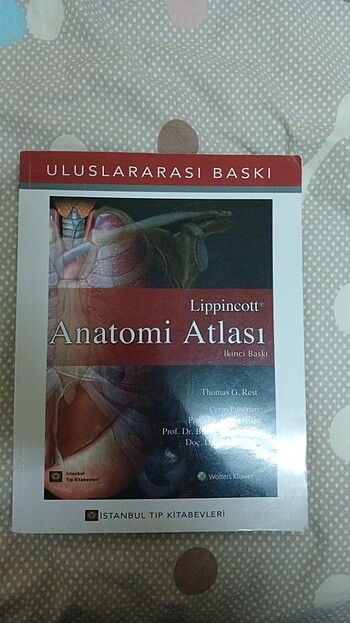 Hiç kullanılmadı anatomi atlası