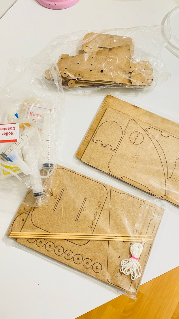 Bej Renkli Ahşap Model Kiti - Görsel 2