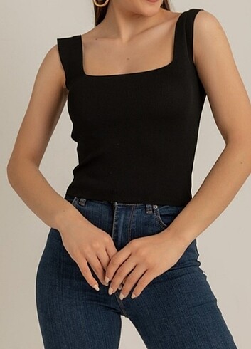 Halter yaka crop bluz