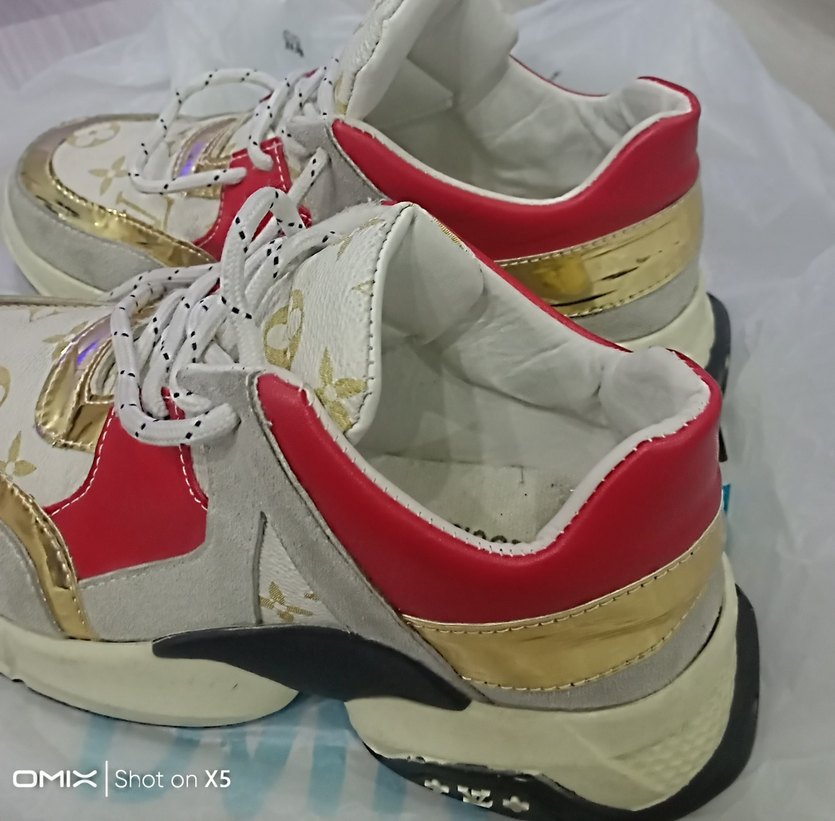 Renkli Baskılı Kadın Spor Ayakkabı - Görsel 3