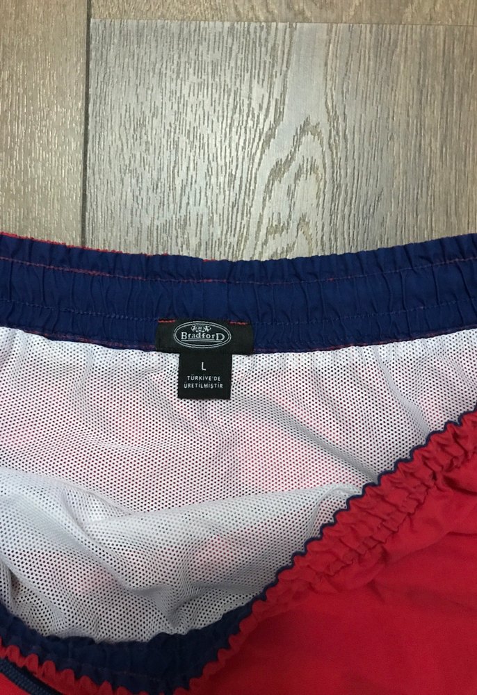 Kırmızı Mini Erkek Deniz Şortu - Görsel 3