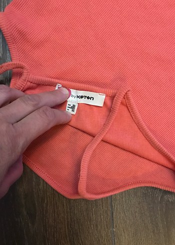 Kız Çocuk Pembe Askılı Basic Atlet - Görsel 2