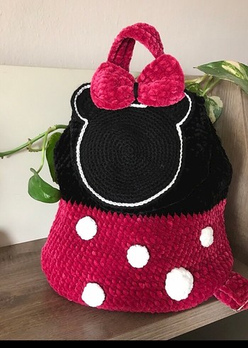Pembe Nakışlı Renkli Bebek Çantası
