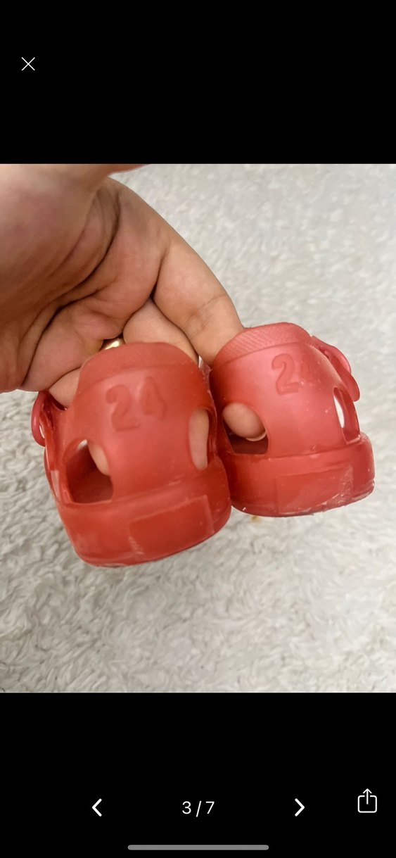 Zara Kız Çocuk Kırmızı jelly Sandalet - Görsel 3