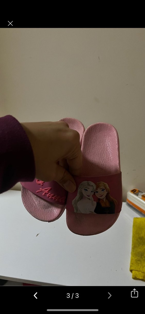 Kız Çocuk Pembe Elsa & Anna Terlik - Görsel 3