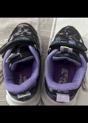 Mor  Desenli Kız Çocuk Spor Ayakkabı - Görsel 5