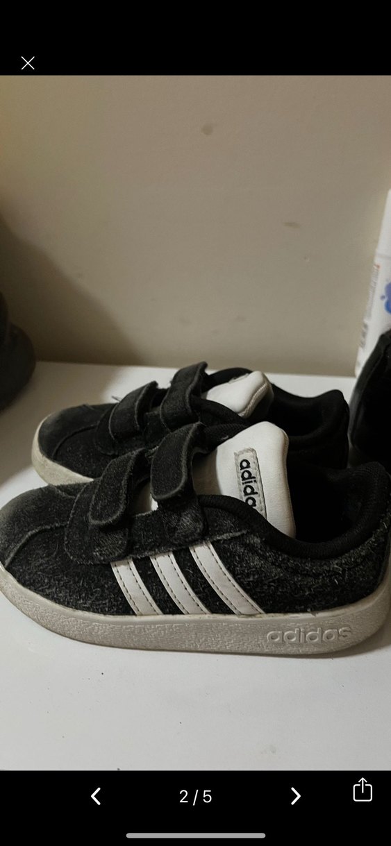 Erkek Çocuk Siyah Adidas Spor Ayakkabı - Görsel 3