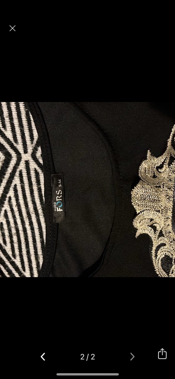 Gotik Kadın Siyah Tişört - Görsel 2