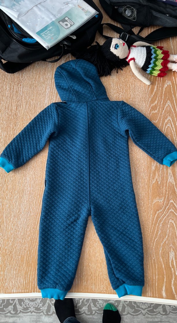 Jakoo ithal Erkek Bebek Lacivert Örgü Polar Tulumu - Görsel 3