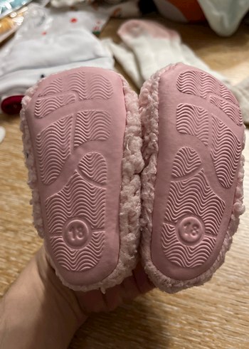 Kız Çocukları İçin Pembe Sıcak Patik (6-12ay/18 numara) - Görsel 2