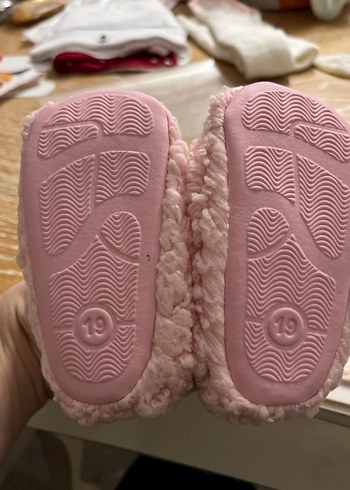 Kız Bebek Pembe Sıcak Patik (12-15ay/19 numara) - Görsel 2