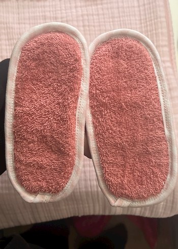 Kız Çocuk Pembe Nakışlı Banyo Sonrası Terliği (12-18ay) - Görsel 2