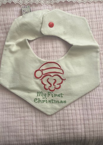 Gri Desenli Bebek Önlüğü - Görsel 2