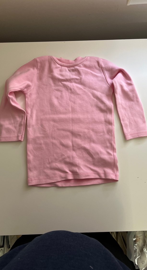 Pembe Kız Çocuk Uzun Kollu İçlik 3yaş - Görsel 2