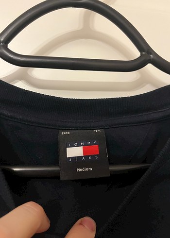 Tommy Jeans Lacivert Erkek Tişört - Görsel 3