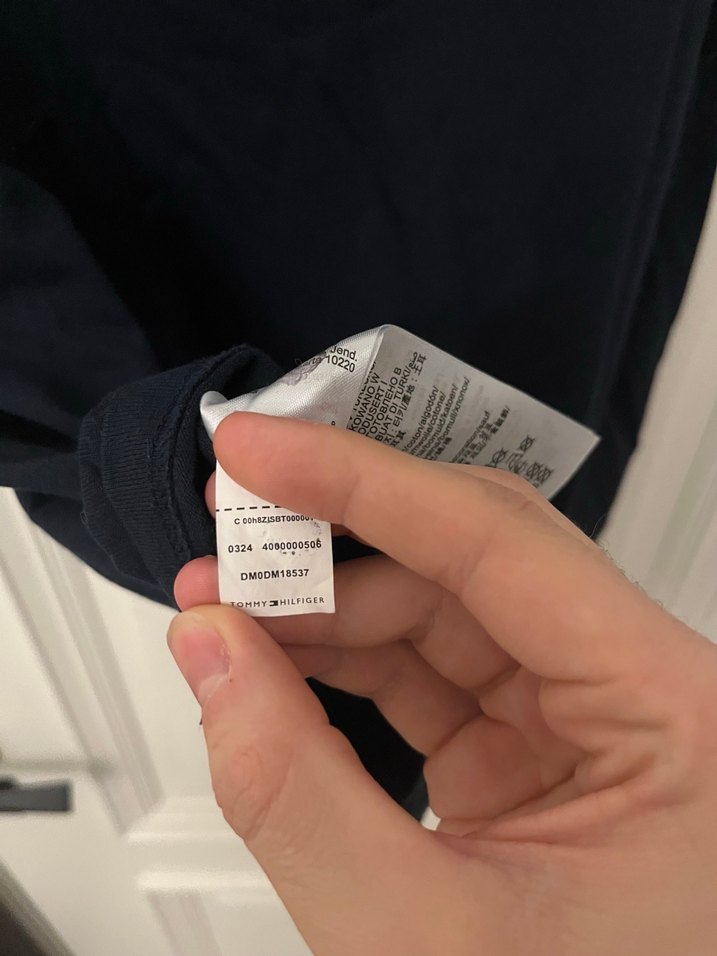Tommy Jeans Lacivert Erkek Tişört - Görsel 5