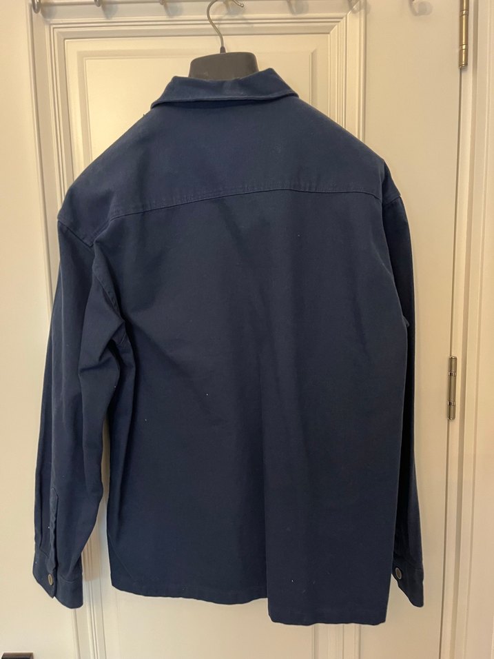 Koton Düğmeli Gri Denim Erkek Gömlek - Görsel 2