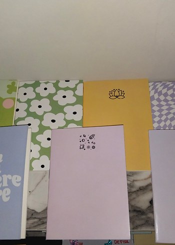  Beden Renk Pastel Renkli Çoklu Defter Seti