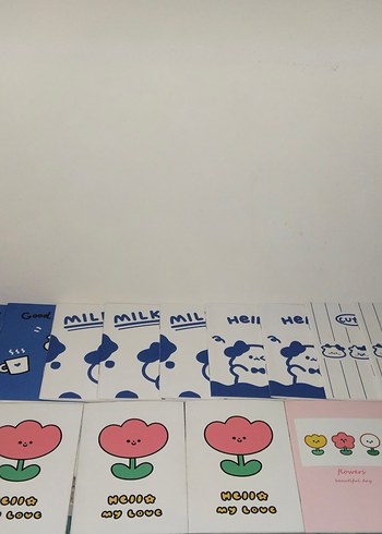  Pastel Renkli Çoklu Defter Seti