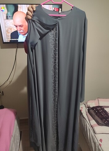 Diğer Gri tesettür elbise