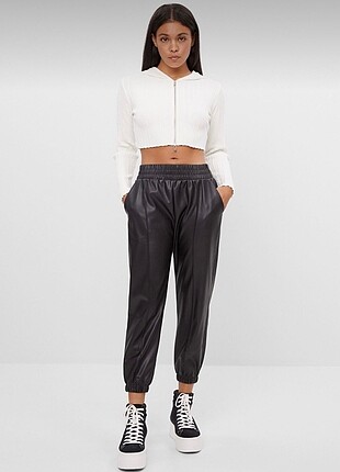 Bershka Deri Jogger