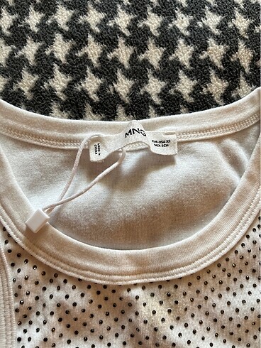 xs Beden Mango taşlı crop body