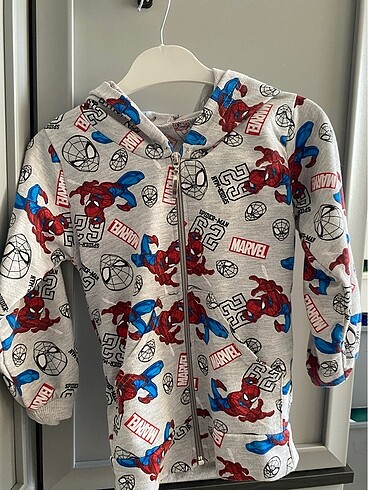 Erkek çocuk fermuarlı sweatshirt