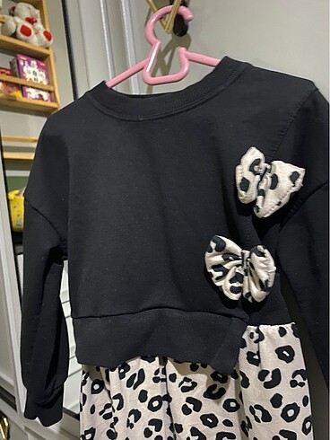 4 Yaş Beden Fula moda kız çocuk elbise